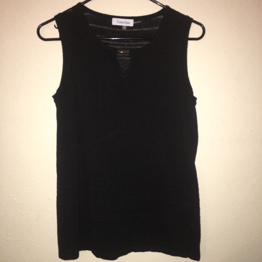 Calvin Klein women's casual sleeveless blouse